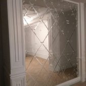 Панно по проекту дизайнера г. Алматы ЖК Dostyk Residence - Стекольный мастер