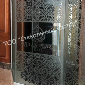 Cтеклянных перегородок, для шахты лифта г. Кызылорда для Sultan Plaza - Стекольный мастер