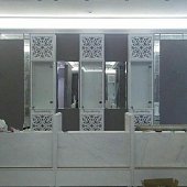 Панно, зеркала и витрины для АО Казахюверил, г. Астана - Стекольный мастер